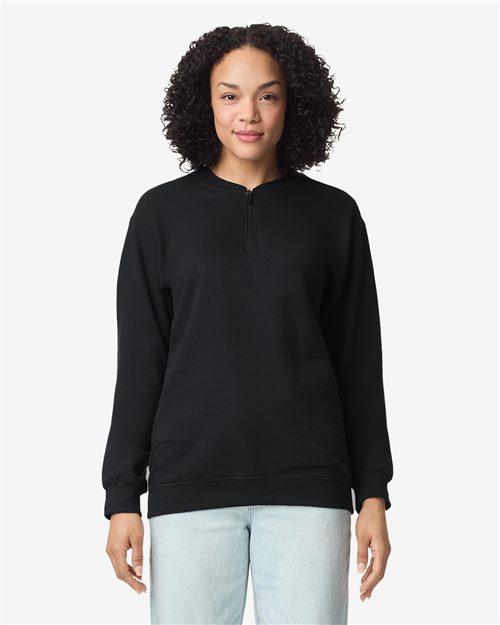 Gildan SF008 Softstyle Midweight 1/4 Zip Sweatshirt