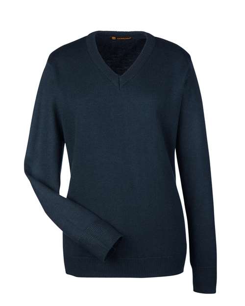 Harriton M420W Womens Pilbloc V-Neck Sweater