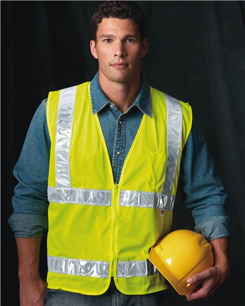 Bayside 3785 USA-Made Mesh Safety Vest