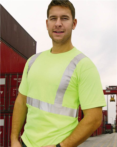 Bayside 3752 USA-Made 50/50 High Visibility T-Shirt