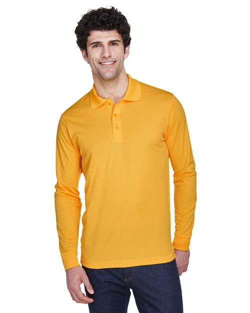 Core365 88192 Pinnacle Performance Long Sleeve Piqué Polo