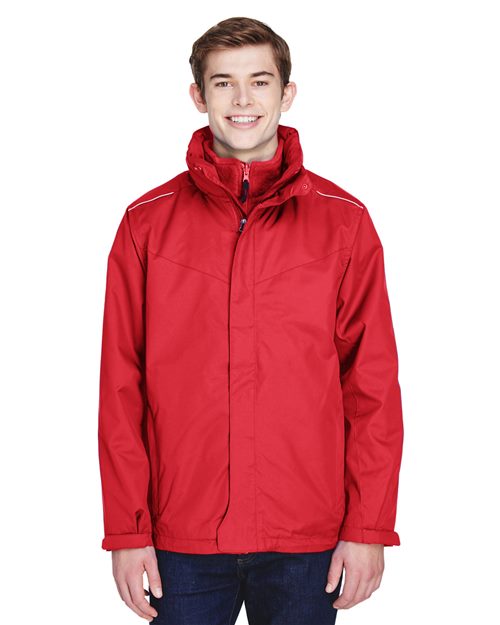 Core365 88205 Region 3-in-1 Jacket with Fleece Liner