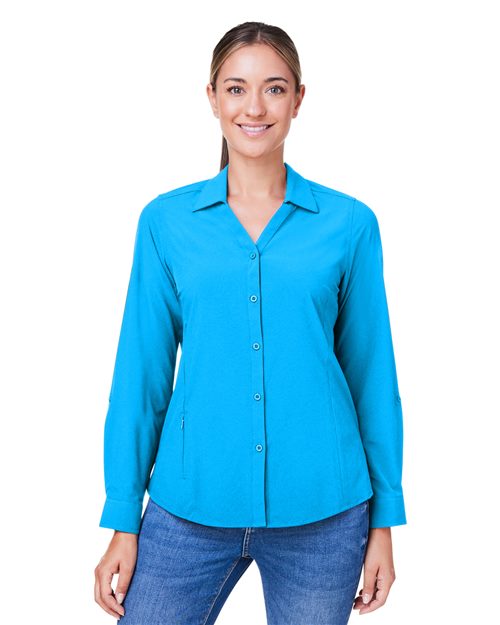 Core365 CE510LW Women's Ultra UVP® Long Sleeve Marina Shirt