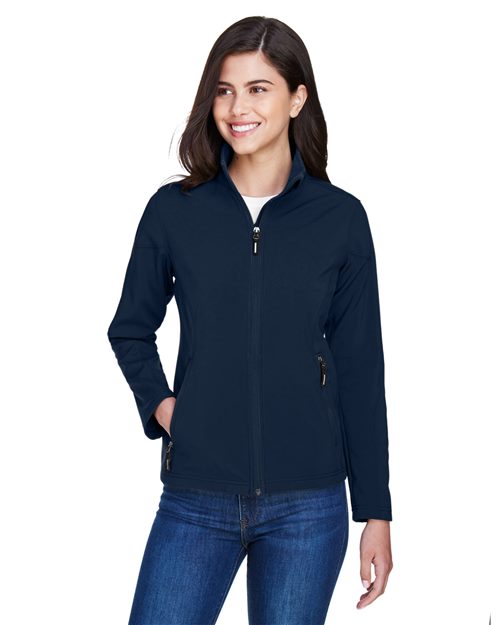 Core365 78184 Women's Cruise Two-Layer Fleece Bonded Soft Shell Jacket