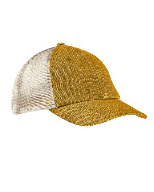 Econscious EC7095 Washed Hemp Soft Mesh Trucker Cap