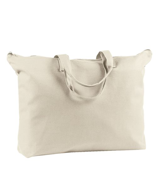 Bagedge BE009 Canvas Zippered Book Tote