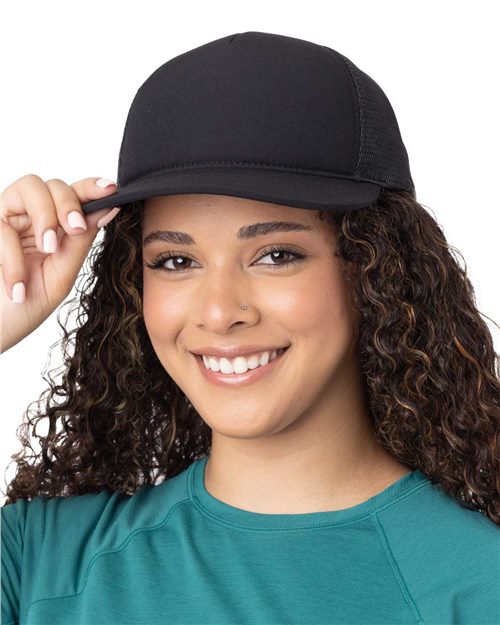 Big Accessories BA708 Bend Foam Trucker Cap