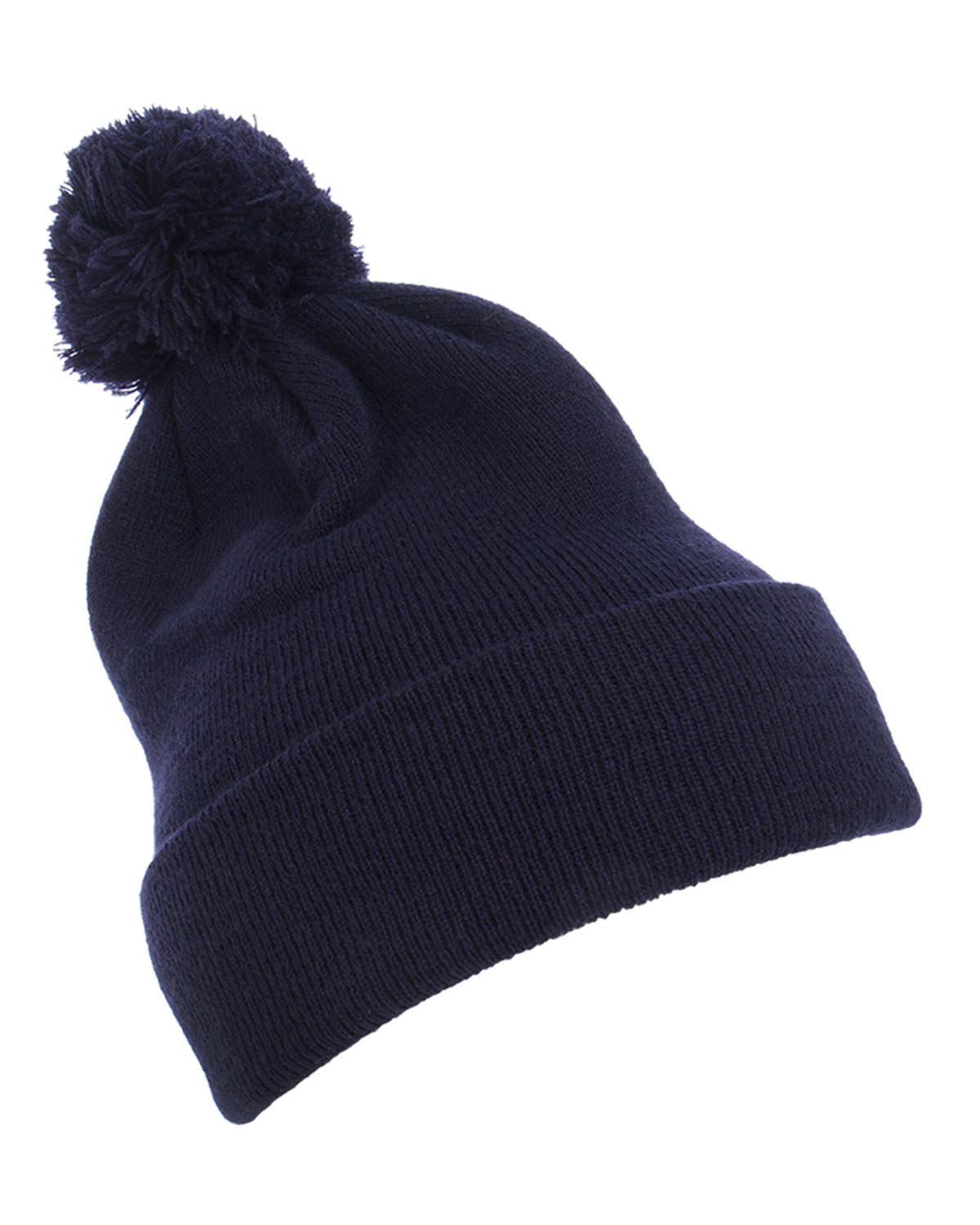 Yupoong 1501P Cuffed Knit Beanie with Pom Hat