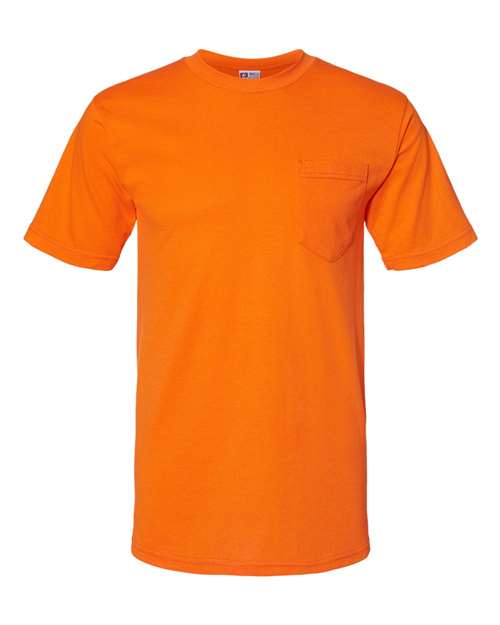 Bayside 1725 USA-Made 50/50 Pocket T-Shirt