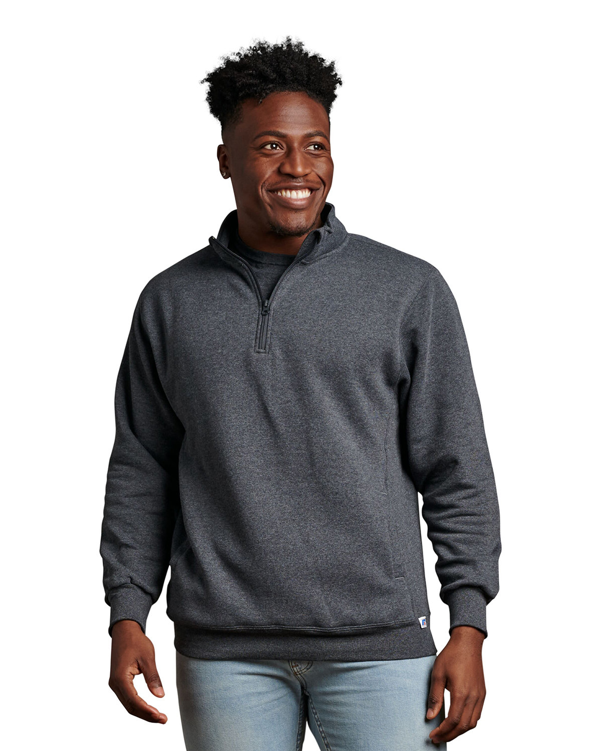 Russell Athletic 1Z4HBM Unisex Dri-Power Quarter-Zip Fleece