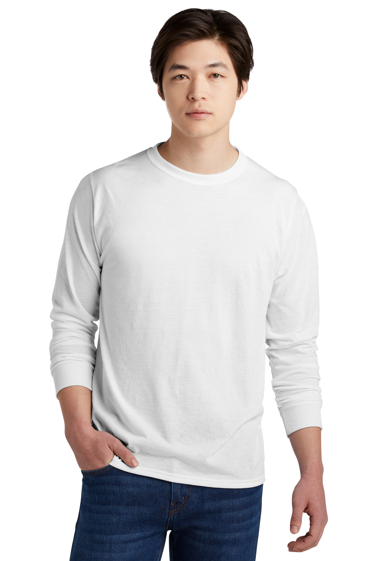 Jerzees 21LS Dri-Power 100% Polyester Long Sleeve T-Shirt