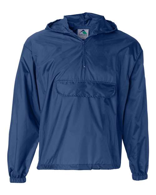 Augusta Sportswear 3130 Packable Half-Zip Hooded Pullover Jacket
