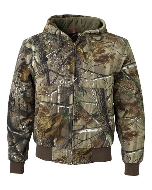 Dri Duck 5020T Cheyenne Boulder Cloth Hooded Jacket with Tricot Quilt Lining Tall Sizes