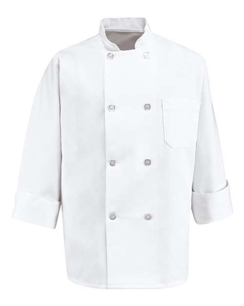 Chef Designs 0403 Eight Pearl Button Coat