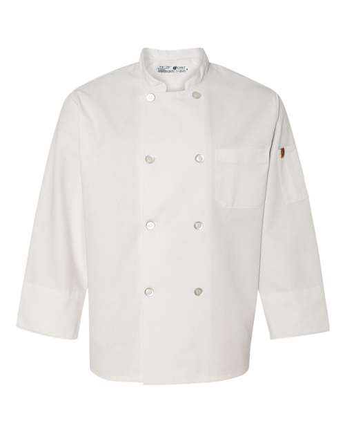 Chef Designs 0413 Button Coat with Thermometer Pocket