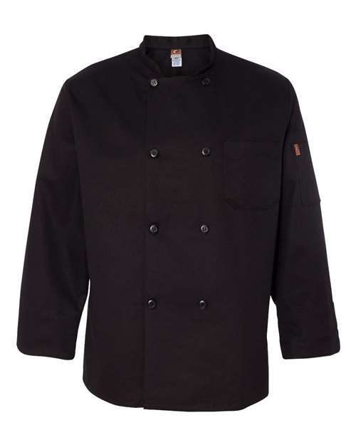 Chef Designs KT76 Black Traditional Coat