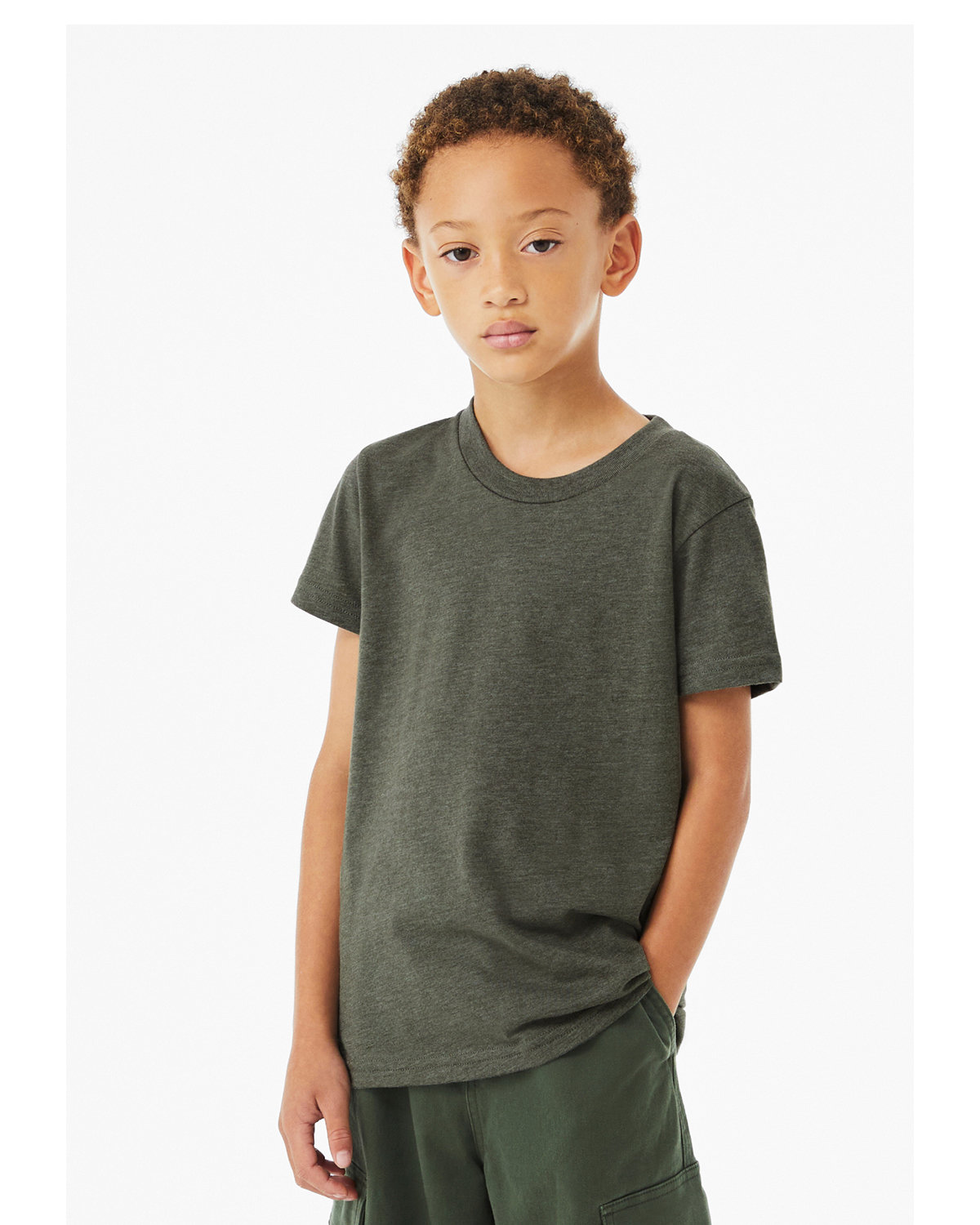 Bella + Canvas 3001YCV Youth CVC Jersey T-Shirt