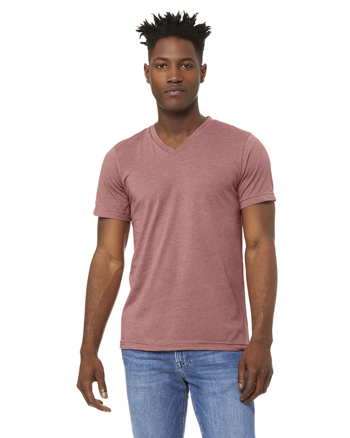 Bella + Canvas 3005 Unisex Jersey Short-Sleeve V-Neck T-Shirt