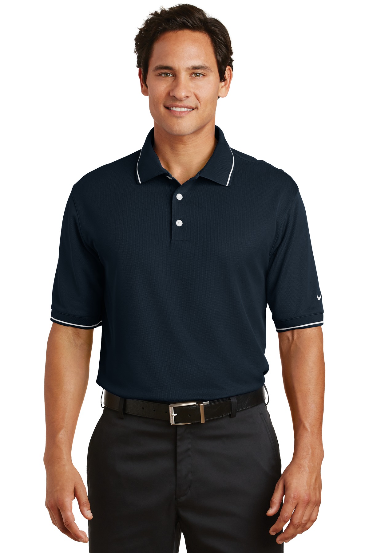 DISCONTINUED Nike Dri-FIT Classic Tipped Polo. 319966