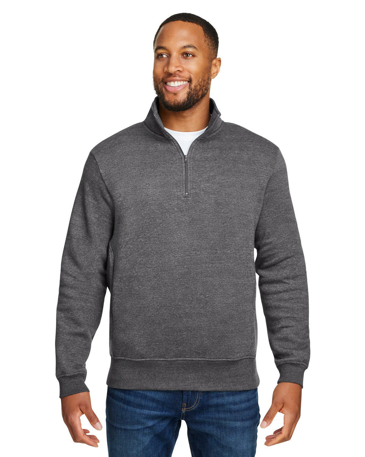 Threadfast Apparel 320Q Unisex Ultimate Fleece Quarter-Zip Sweatshirt