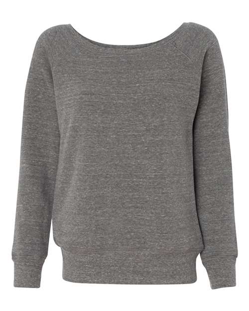 Bella + Canvas 7501 Women's Sponge Fleece Wide Neck Sweatshirt