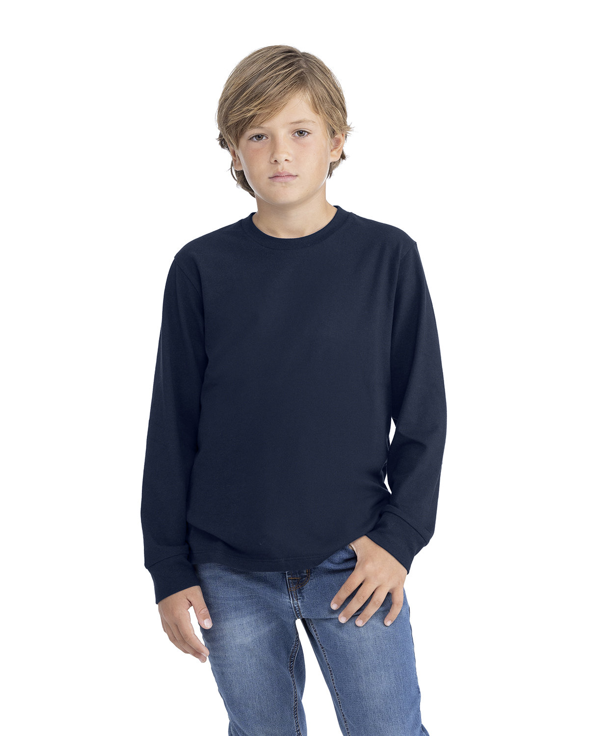 Next Level Apparel 3311NL Youth Cotton Long Sleeve T-Shirt