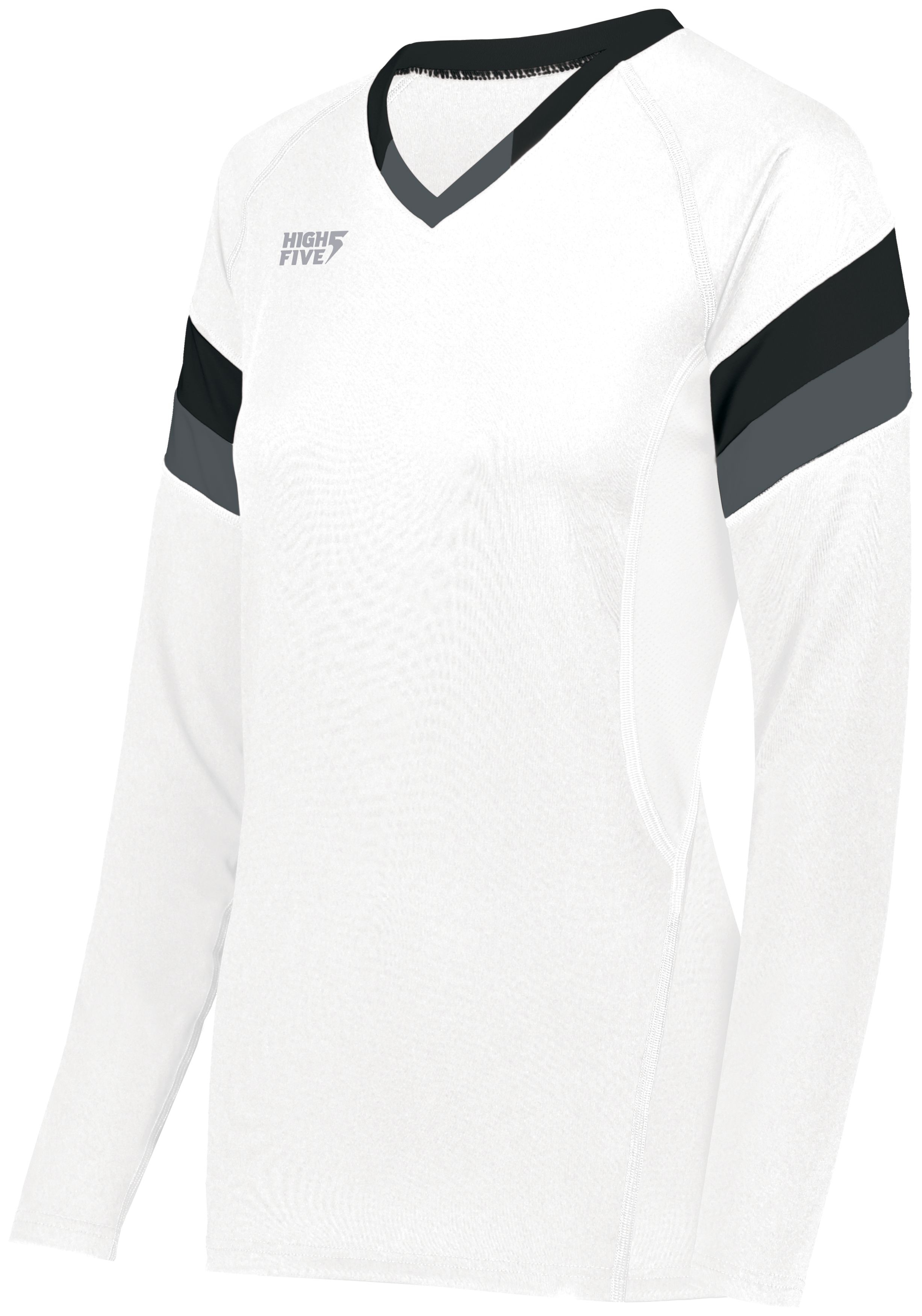 Augusta Sportswear 342243 Girls TruHit Tri-Color Long Sleeve Jersey
