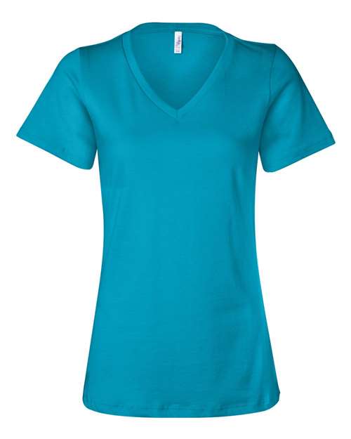 Bella + Canvas 6405 Women's Relaxed Jersey V-Neck Tee
