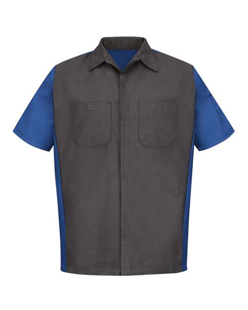 Red Kap SY20 Short Sleeve Automotive Crew Shirt