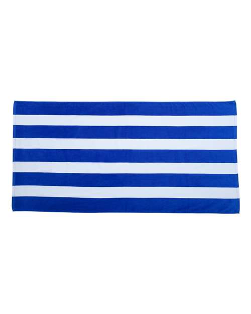 Carmel Towel Company C3060S Cabana Stripe Velour Beach