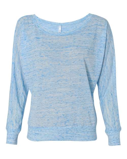 Bella + Canvas 8850 Women's Flowy Off Shoulder Long Sleeve Tee