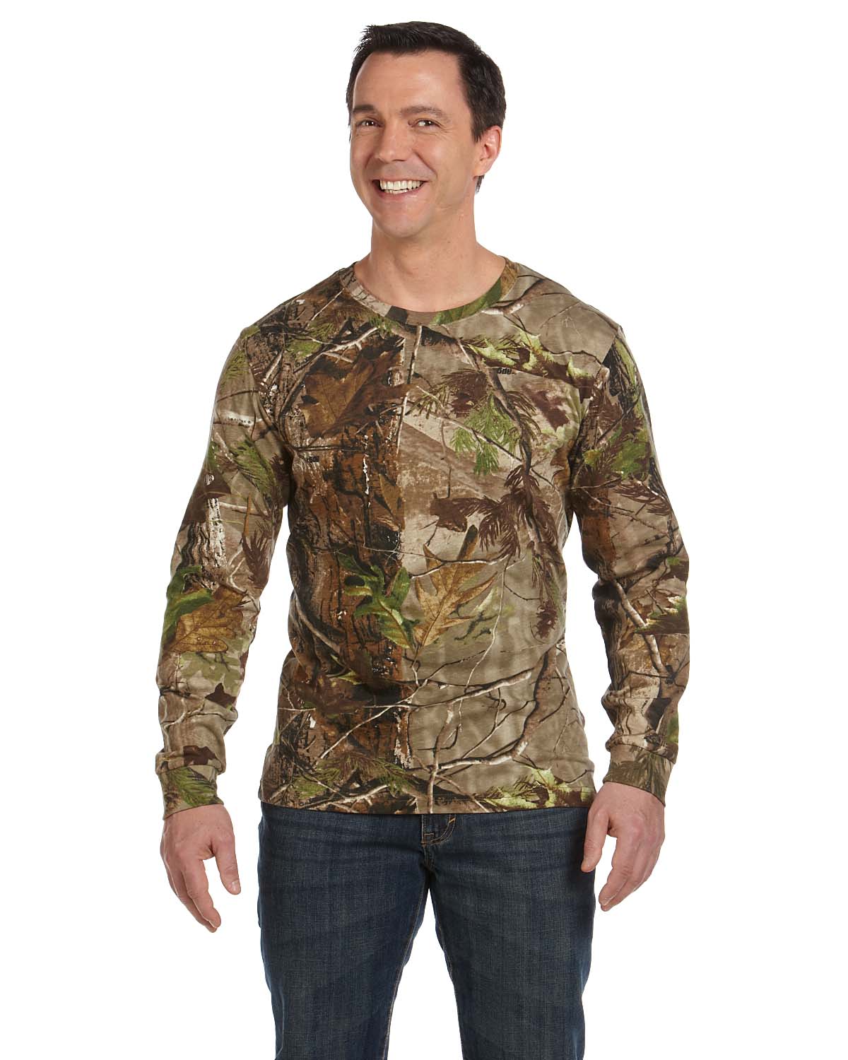 Code Five 3981 Men's Realtree Camo Long-Sleeve T-Shirt