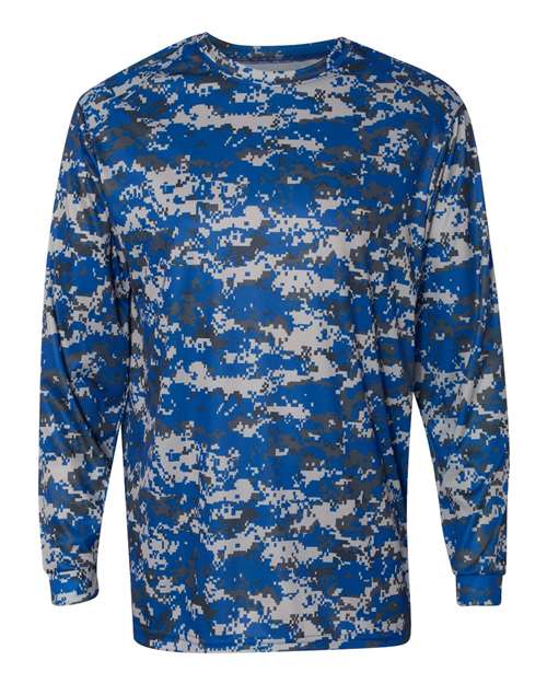 Badger 4184 Digital Camo Long Sleeve T-Shirt