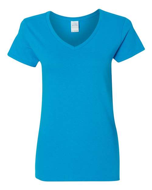 Gildan 5V00L Heavy Cotton Women's V-Neck T-Shirt