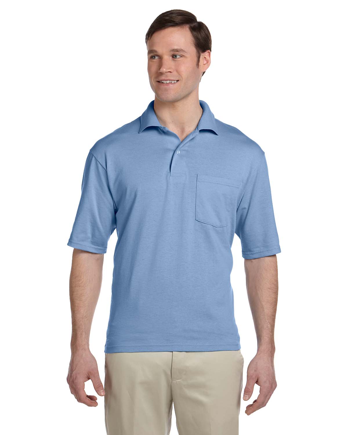 Jerzees 436P Adult SpotShield Pocket Jersey Polo