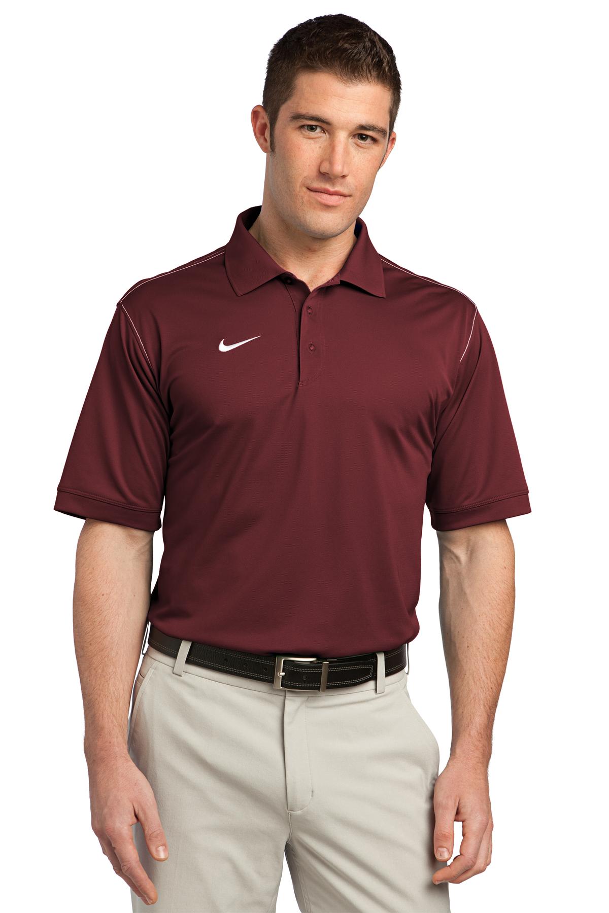 DISCONTINUED Nike Dri-FIT Sport Swoosh Pique Polo. 443119