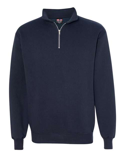 Bayside 920 USA-Made Quarter-Zip Pullover Sweatshirt