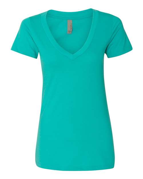 Next Level 6640 Women's CVC Deep V-Neck T-Shirt