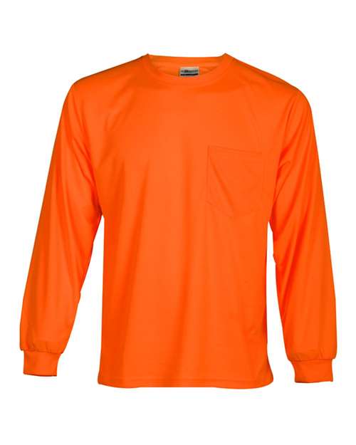 Kishigo 9122-9123 Microfiber Polyester Long Sleeve T-Shirt