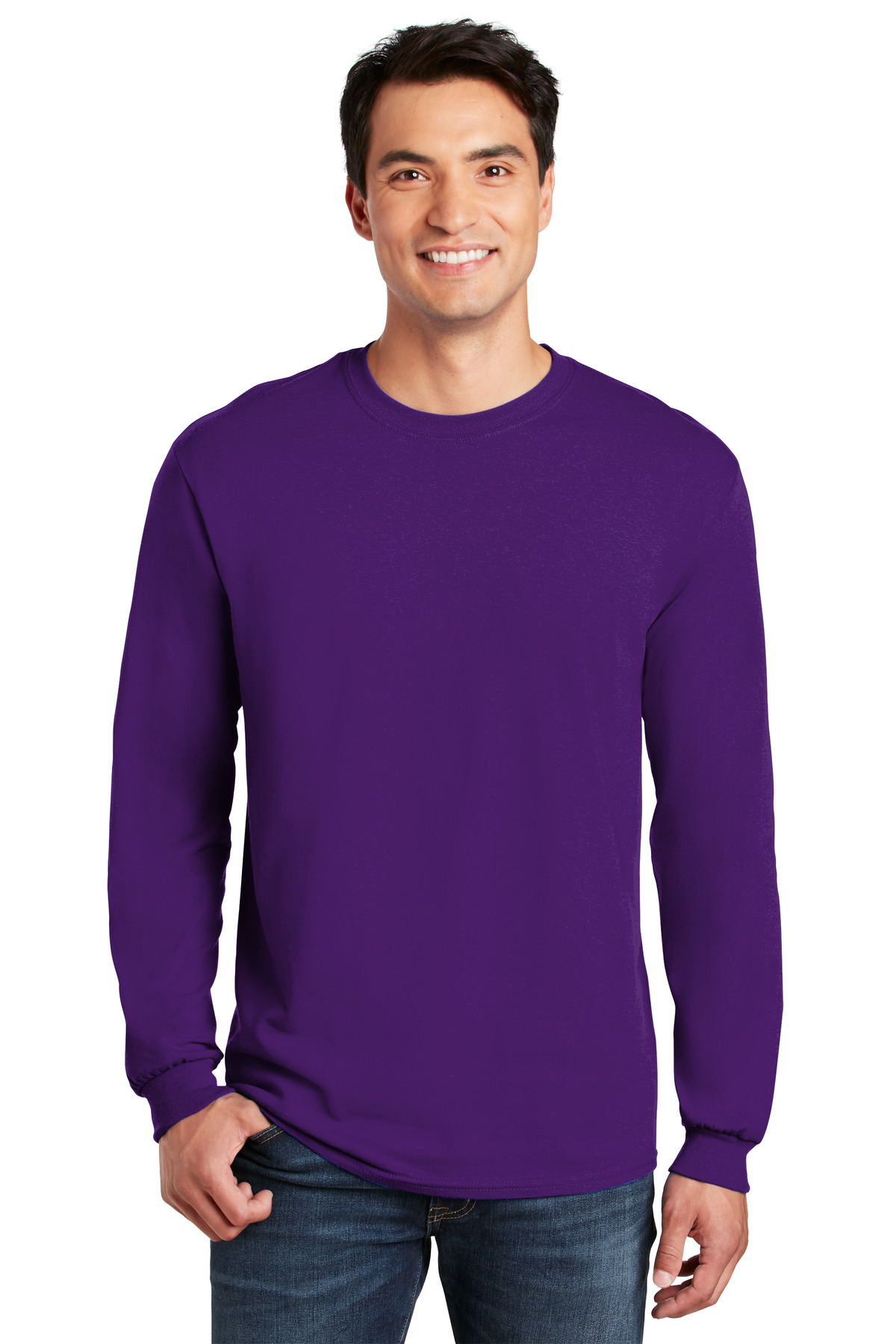 Gildan 5400 Heavy Cotton 100% Long Sleeve T-Shirt