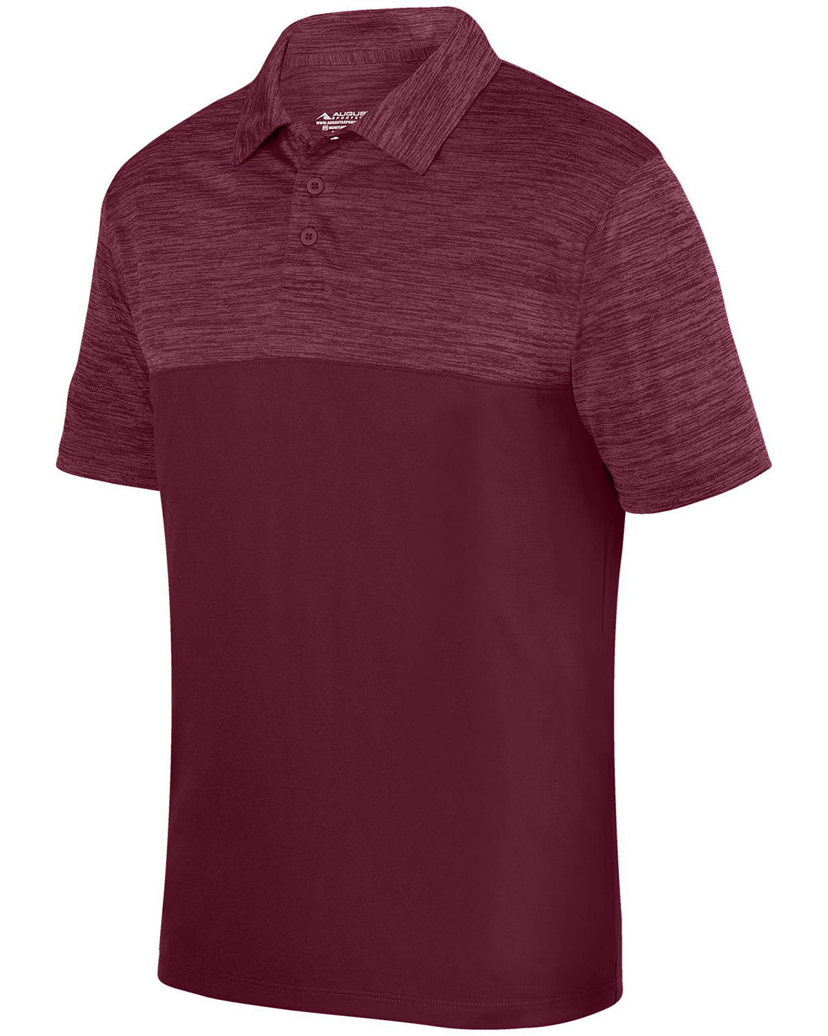 Augusta Sportswear 5412 Adult Shadow TonalHeather Polo