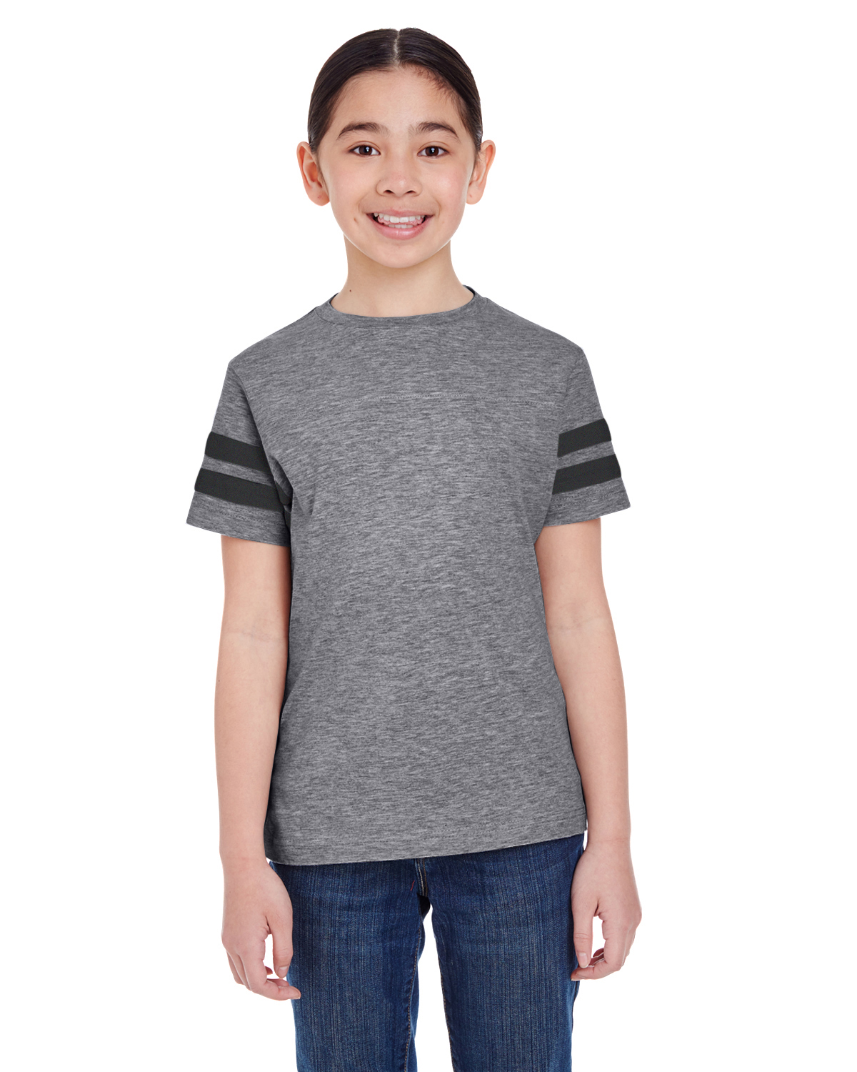 LAT 6137 Youth Football Fine Jersey T-Shirt
