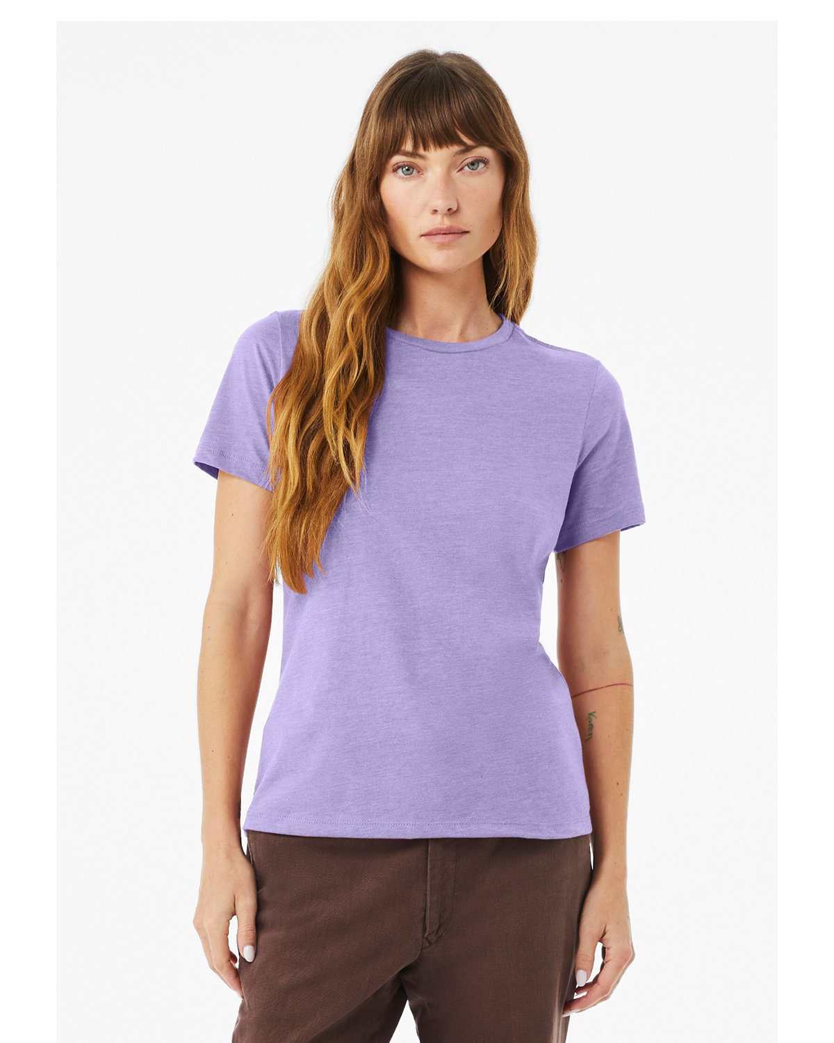 Bella + Canvas 6400CVC Women's Relaxed Heather CVC Short-Sleeve T-Shirt