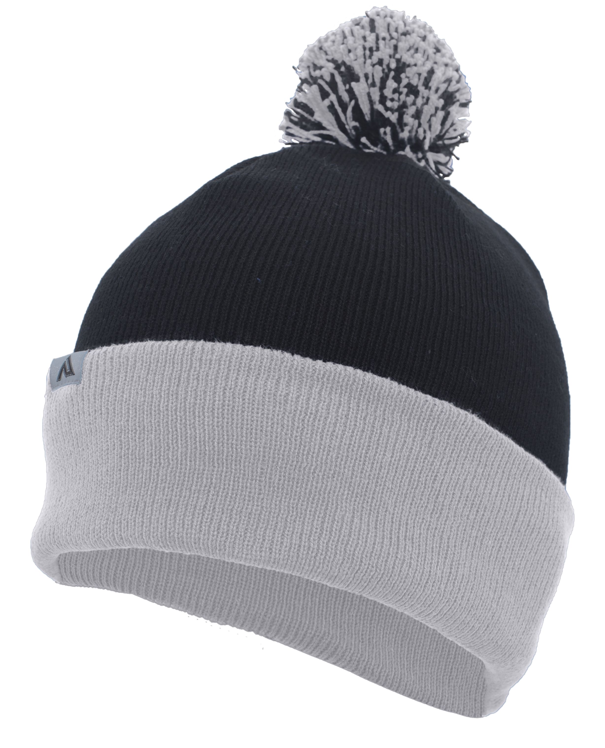 Augusta Sportswear 641K Knit Fold Over Pom-Pom Beanie