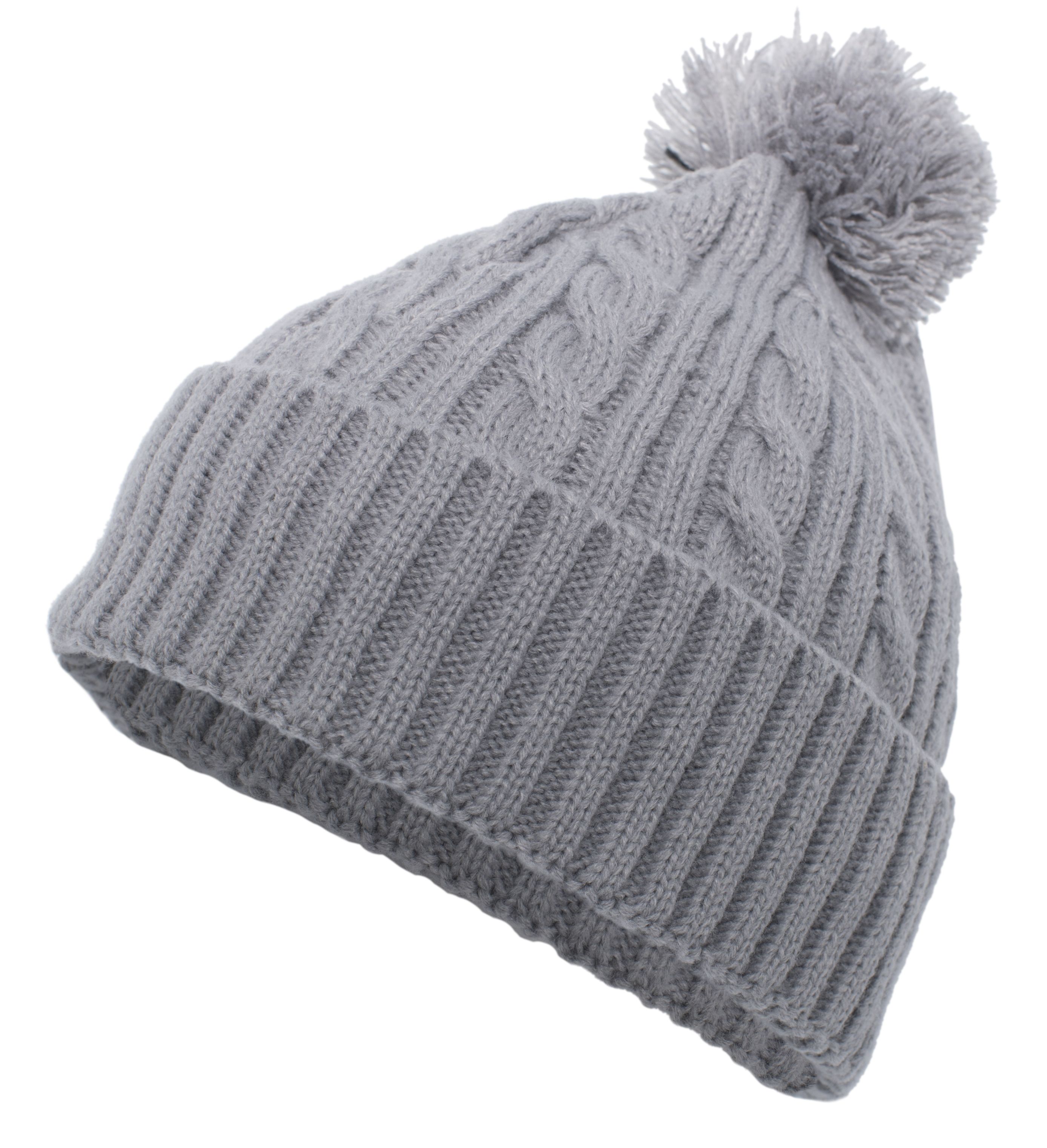 Augusta Sportswear 643K Cable Knit Pom-Pom Beanie
