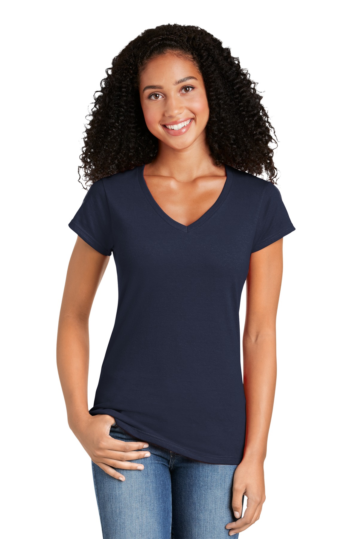 Gildan 64V00L Softstyle Ladies Fit V-Neck T-Shirt