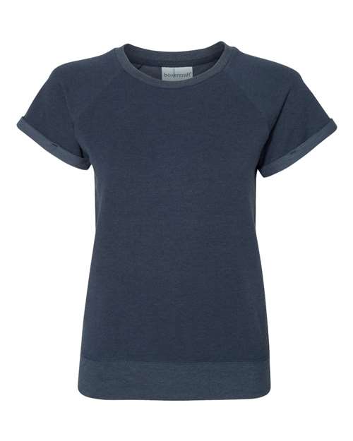 Boxercraft R32 Women's Sweetheart French Terry Short Sleeve Pullover