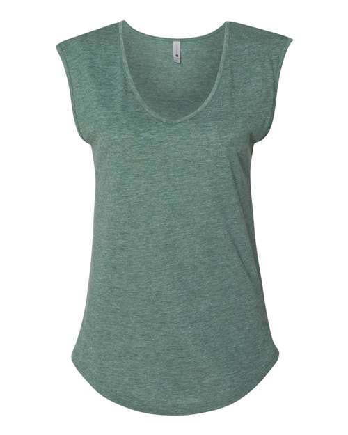 Next Level 5040 Women's Festival Sleeveless Deep V-Neck T-Shirt