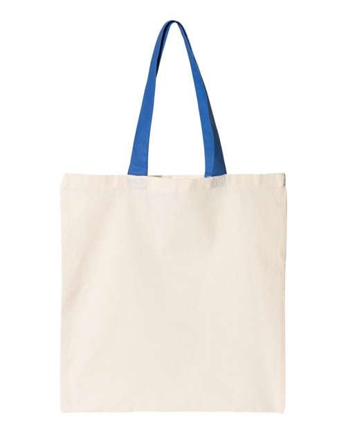 Oad OAD105 Contrast-Color Handle Tote