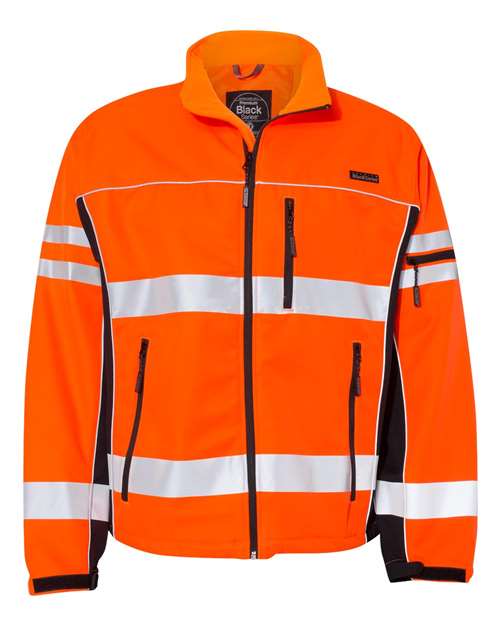 Kishigo JS137-138 Premium Black Series Class 3 Softshell Jacket